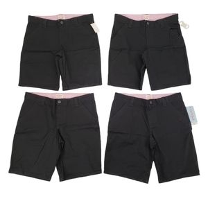 NWT Cat & Jack Girls School Uniform Shorts Size 12 Plus - Four Pack Ebony